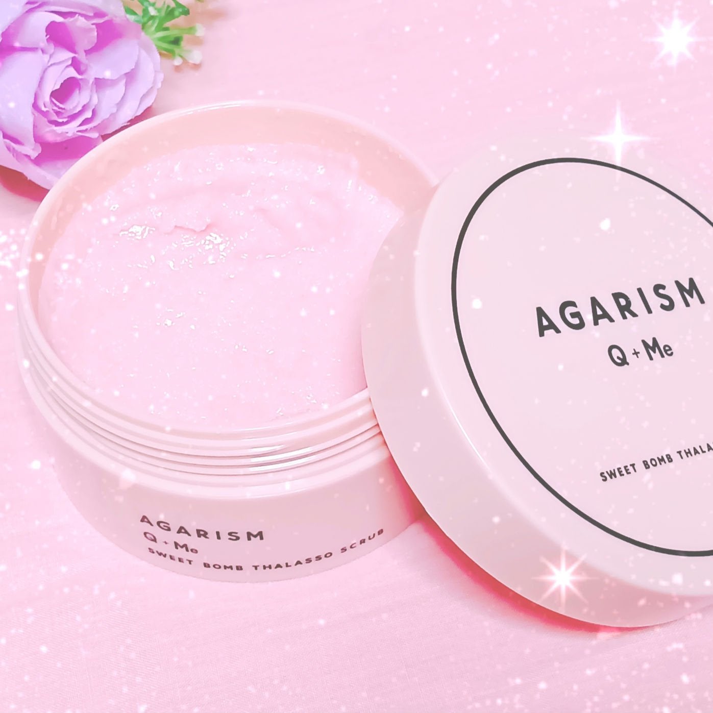 Q+Me スウィート ボム タラソ スクラブ/AGARISM/バストケア・ヒップケアを使ったクチコミ(2枚目)