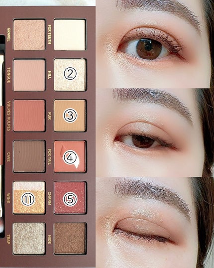 エクスプローラ12色 動物アイシャドウパレット/PERFECT DIARY/アイシャドウパレットを使ったクチコミ(3枚目)