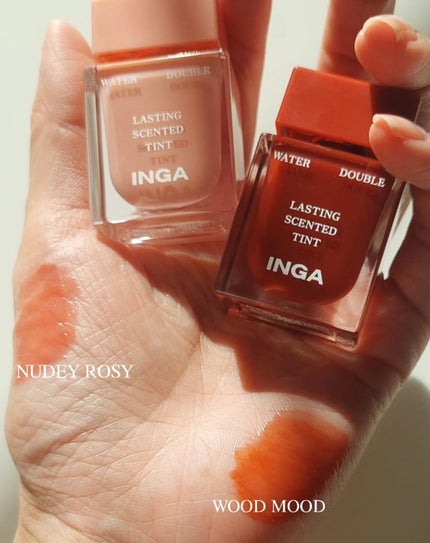 ウォーターダブルラスティングセンティッドティント/INGA/リップティントを使ったクチコミ(3枚目)