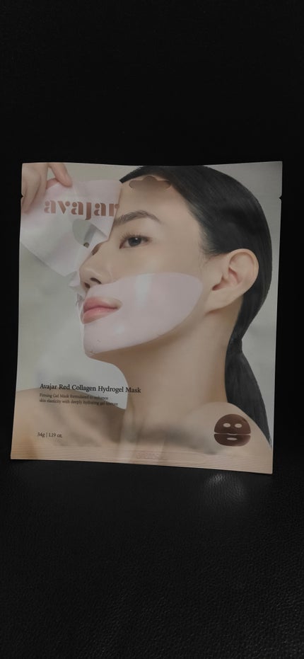 レッドコラーゲンハイドロゲルマスク/avajar/シートマスク・パックを使ったクチコミ(1枚目)