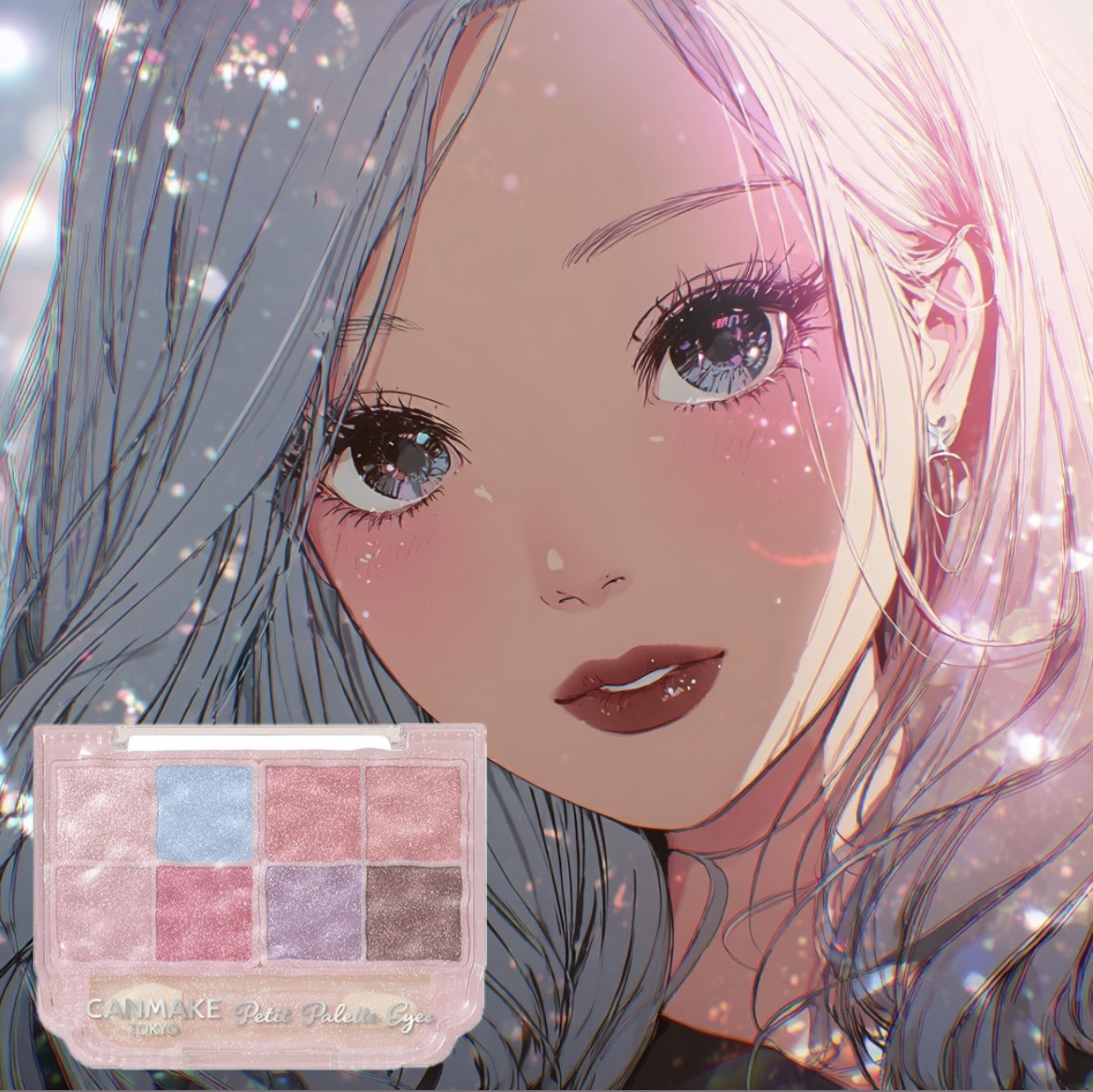 プティパレットアイズ（スパークリングタイプ）/キャンメイク/アイシャドウを使ったクチコミ（1枚目）