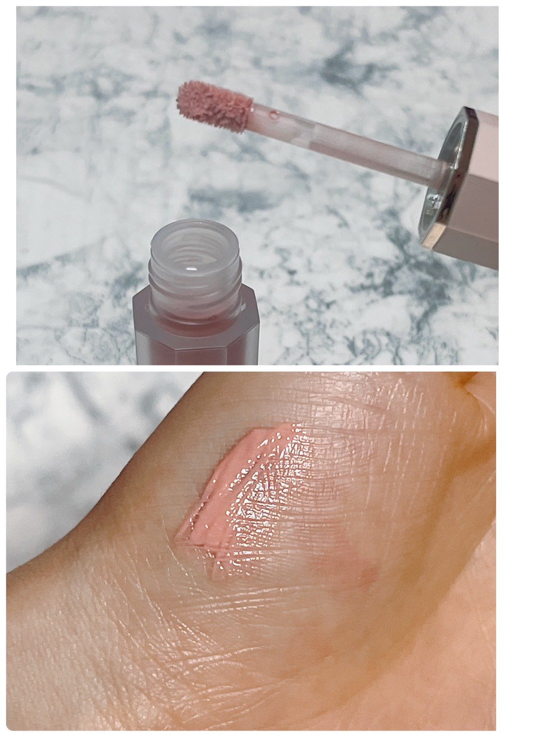 ペタルドロップリキッドブラッシャー/DEAR DAHLIA/リキッドチークを使ったクチコミ（2枚目）