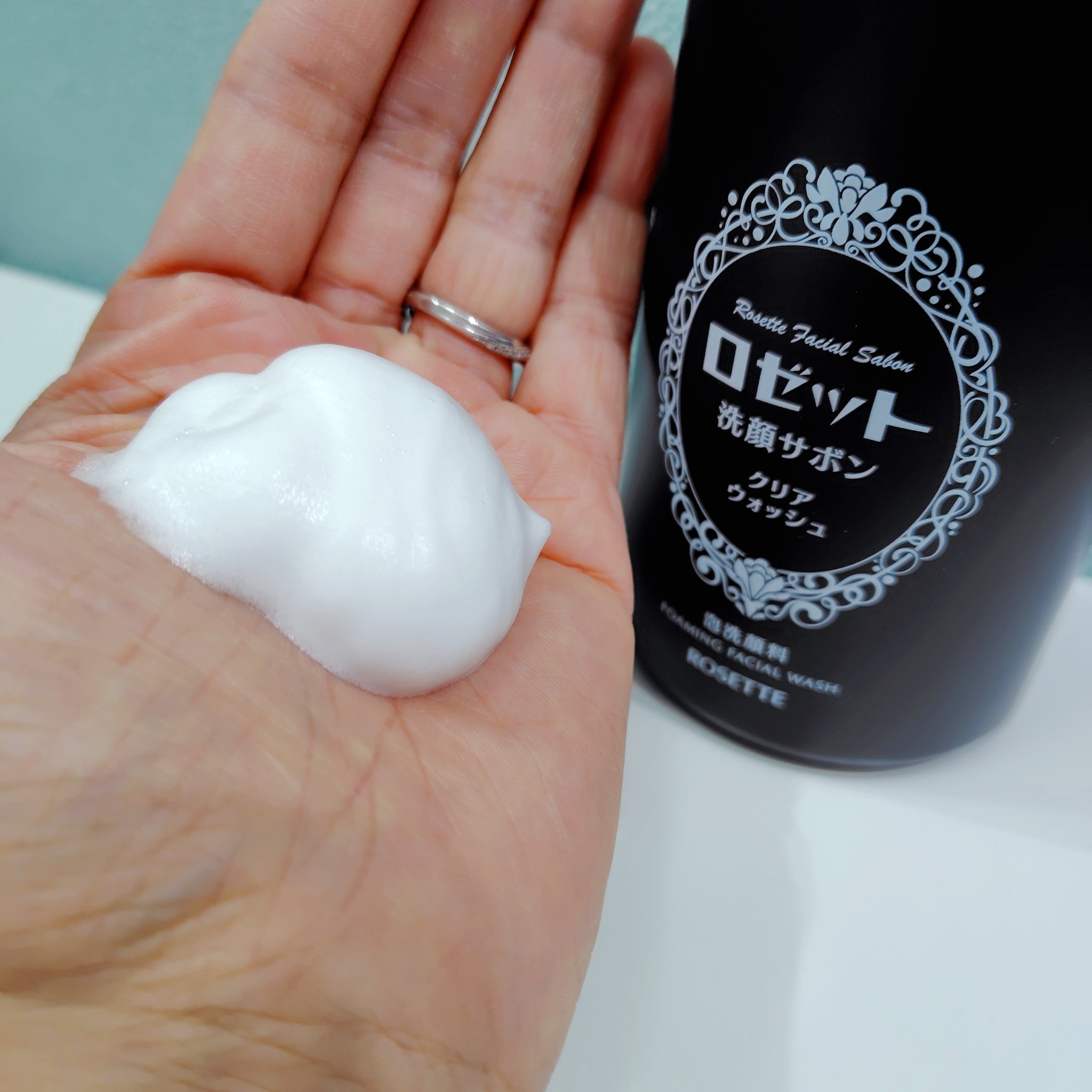 ロゼット洗顔サボン クリアウォッシュ/ロゼット/泡洗顔を使ったクチコミ（3枚目）