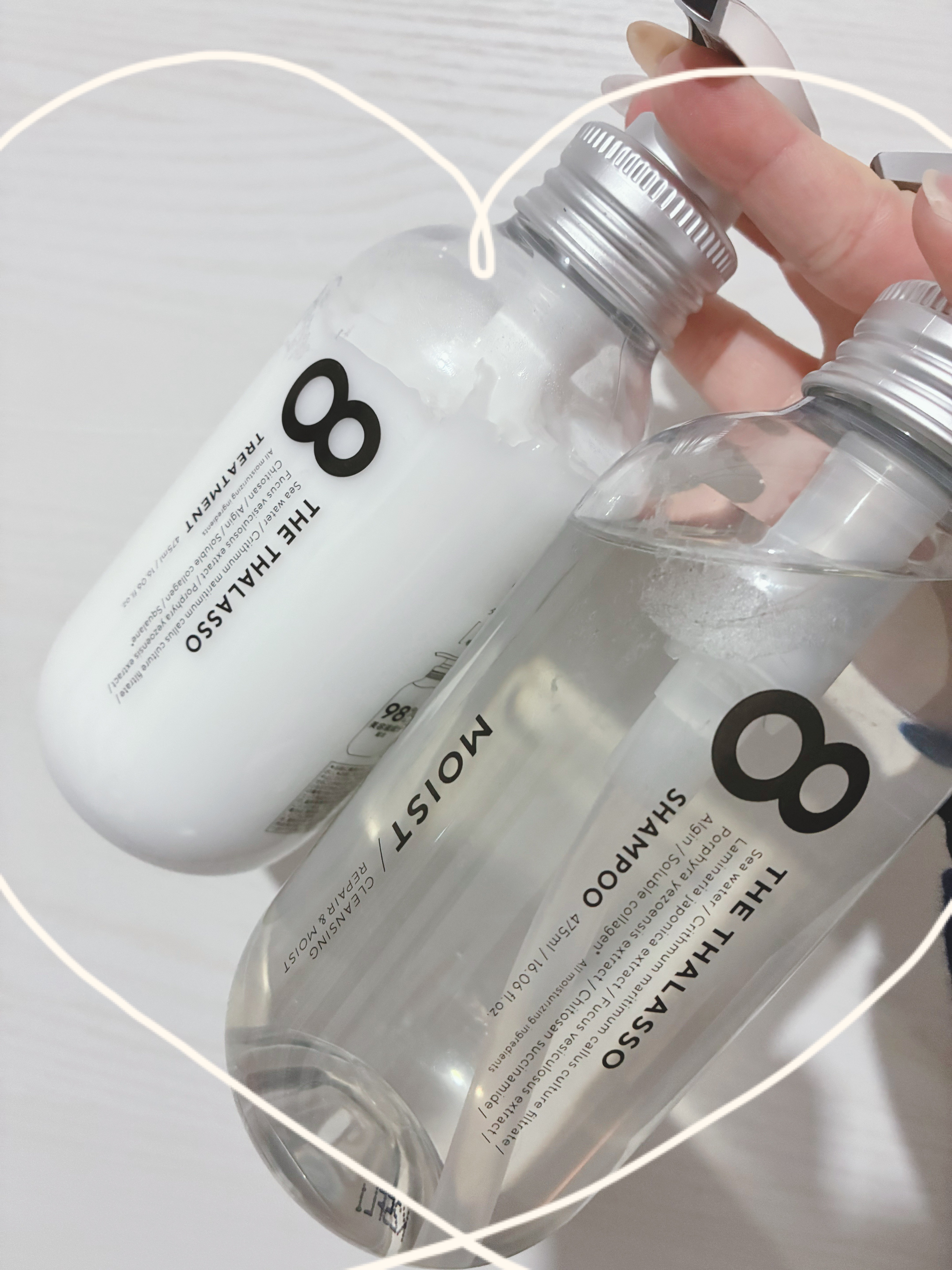 エイトザタラソ クレンジングリペア＆モイスト 美容液シャンプー/ディープリペア＆アクアモイスト 美容液トリートメント/エイトザタラソ/市販シャンプーを使ったクチコミ（1枚目）