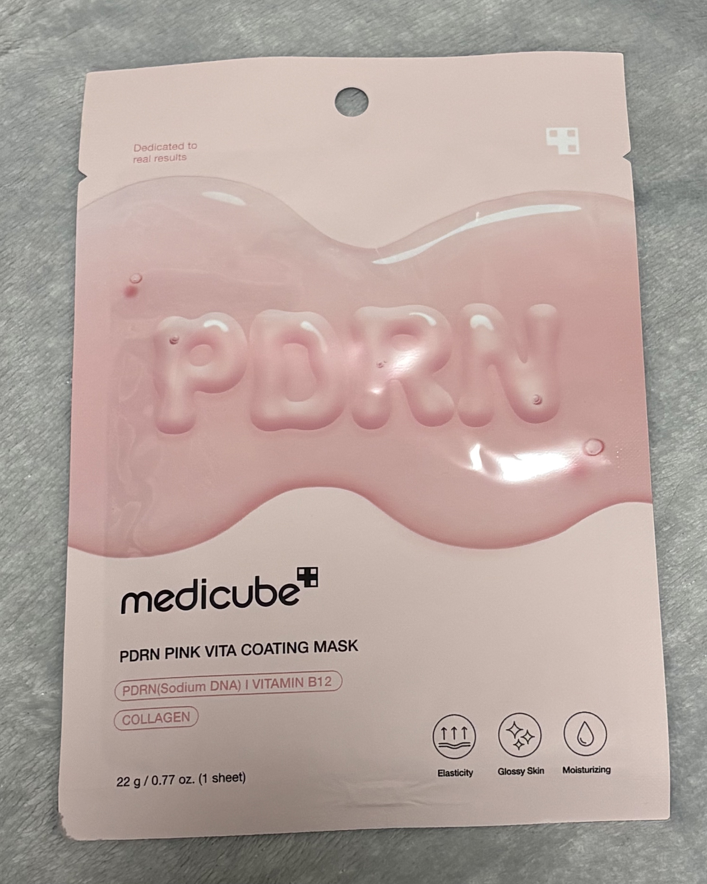 PDRNピンクビタコーティングマスク/MEDICUBE/シートマスク・パックを使ったクチコミ（1枚目）