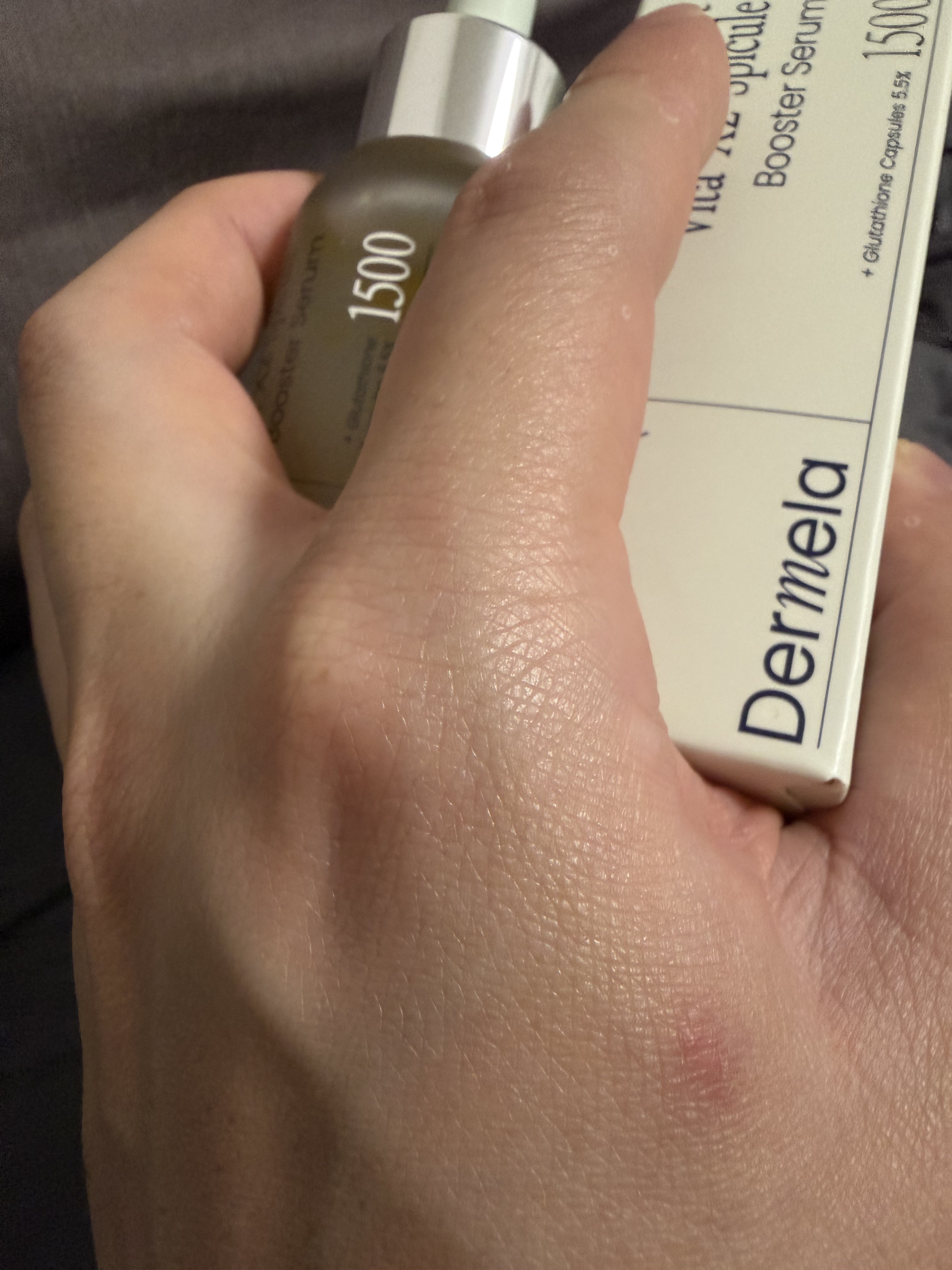 ダーメラ ルミショット・Wビタセラム/Dermela/美容液を使ったクチコミ（3枚目）