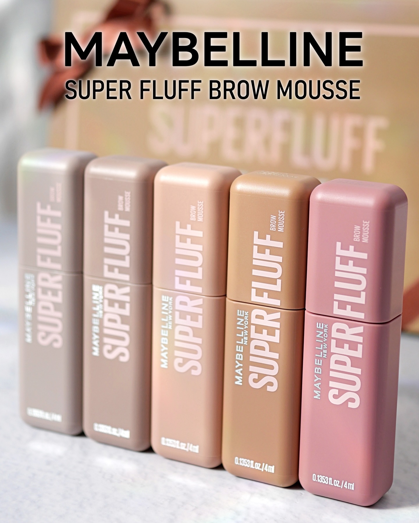 ＳＰ フラッフ ブロウ ムース/MAYBELLINE NEW YORK/眉マスカラを使ったクチコミ（1枚目）