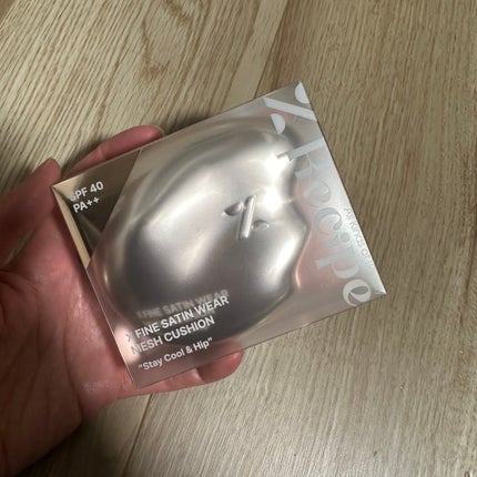 Xファイン サテンウェア メッシュクッション/%Recipe/クッションファンデーションを使ったクチコミ(1枚目)