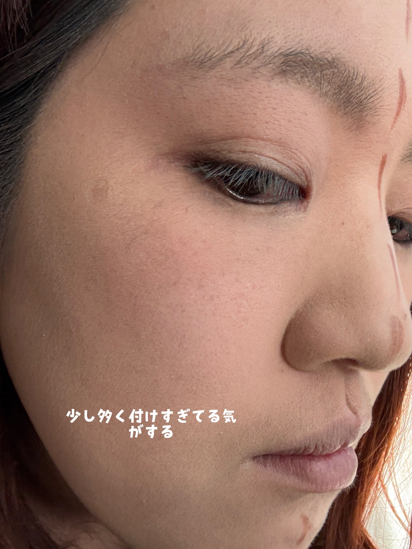 カブキブラシ(全長約7cm)/エトヴォス/メイクブラシを使ったクチコミ(3枚目)