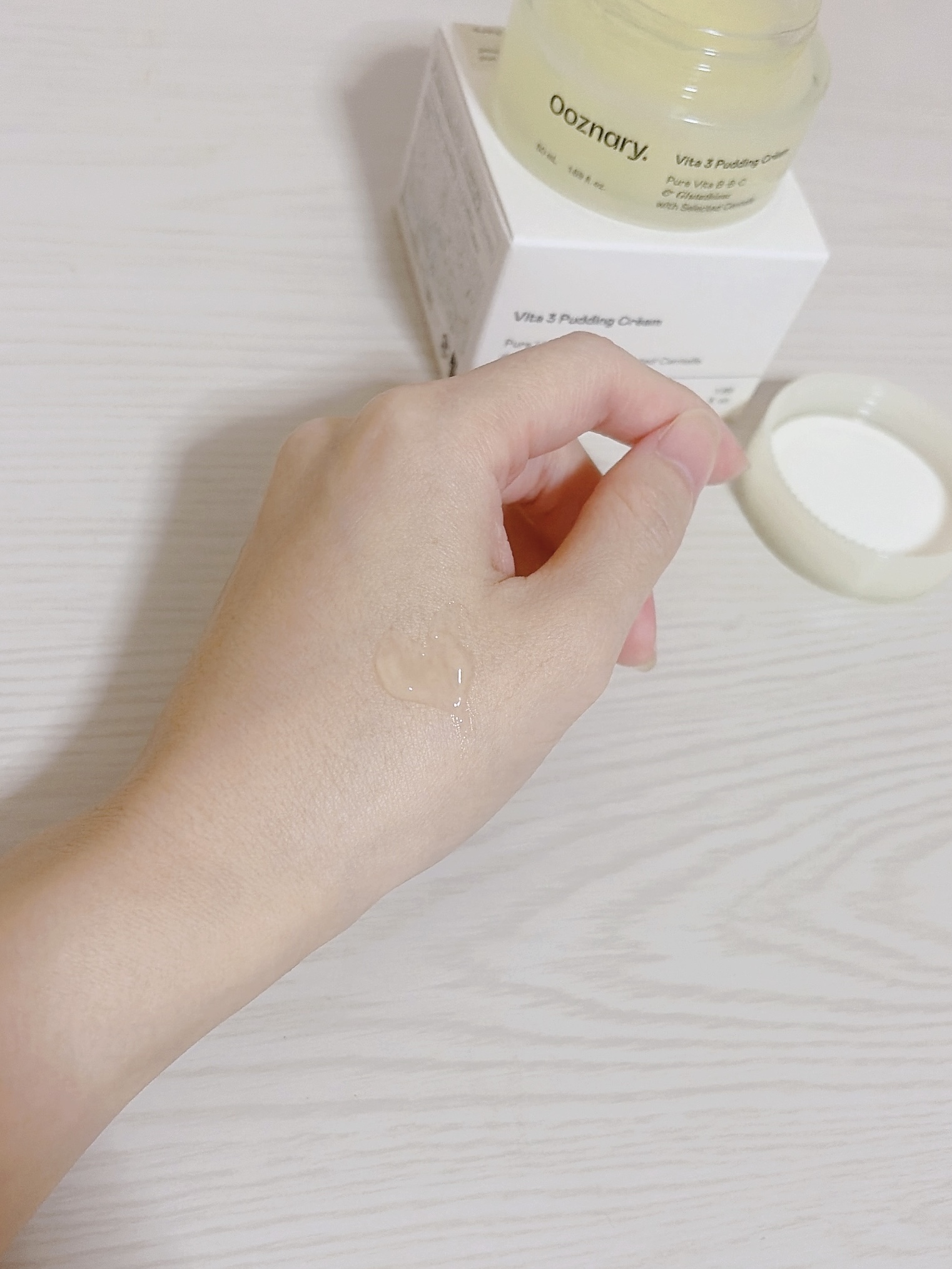 ビタ３プリンクリーム/オーズナリー/フェイスクリームを使ったクチコミ（3枚目）