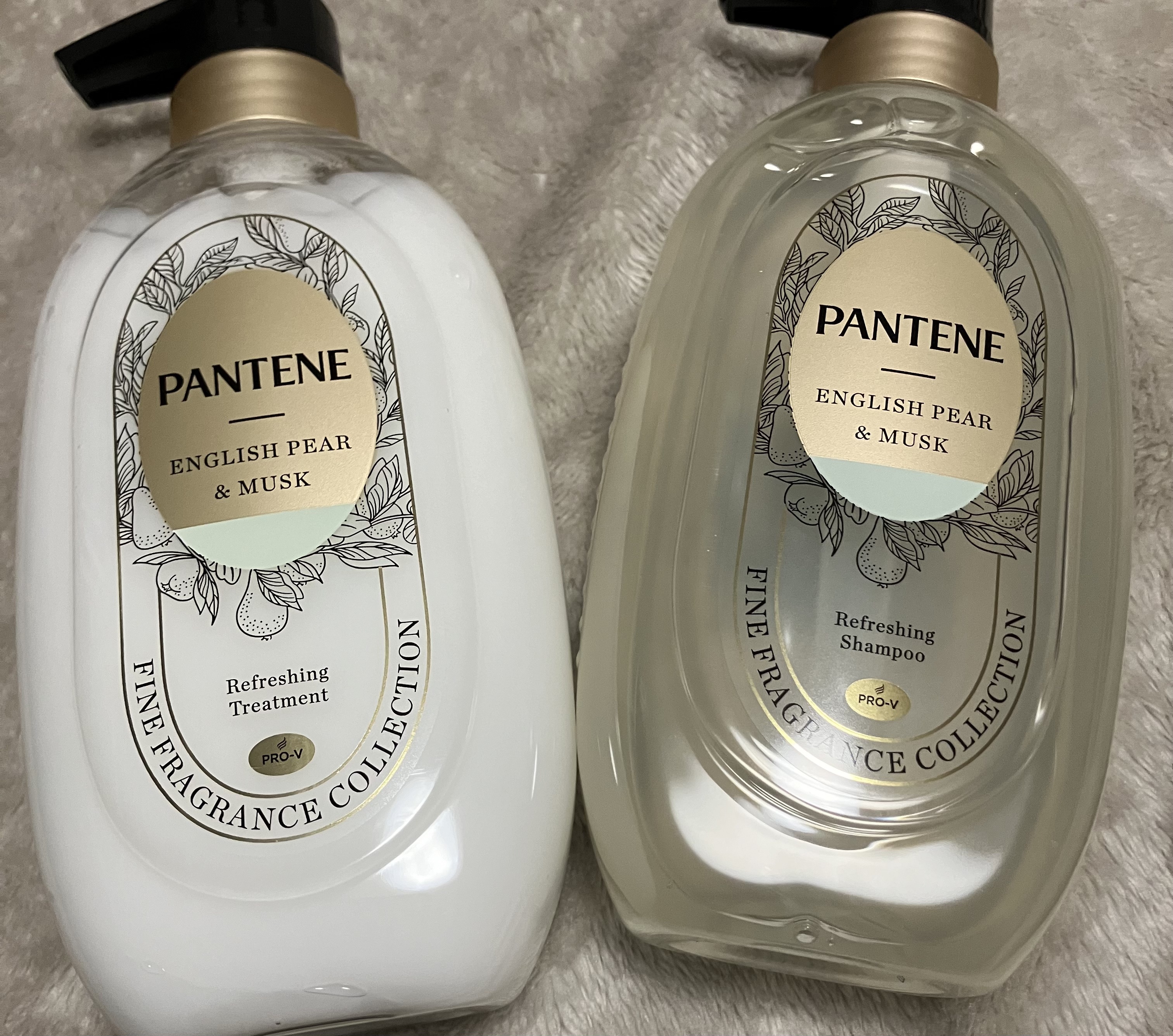 ファインフレグランスコレクション イングリッシュペアー＆ムスクの香り リフレッシングシャンプー/トリートメント/パンテーン/市販シャンプーを使ったクチコミ（1枚目）