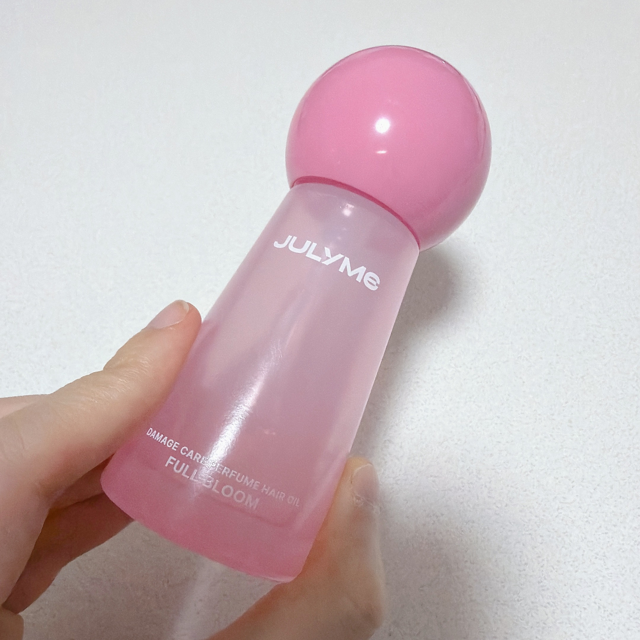 DAMAGE CARE PERFUME HAIR OIL FULL BLOOM/JUL7ME/ヘアオイルを使ったクチコミ（2枚目）