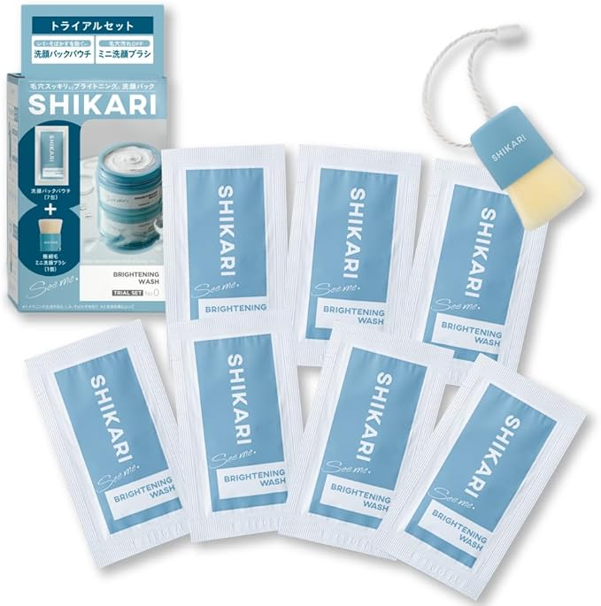 2025/11/20発売 SHIKARI SHIKARI　BRIGHTENING WASH　トライアルセット（ノーマル）