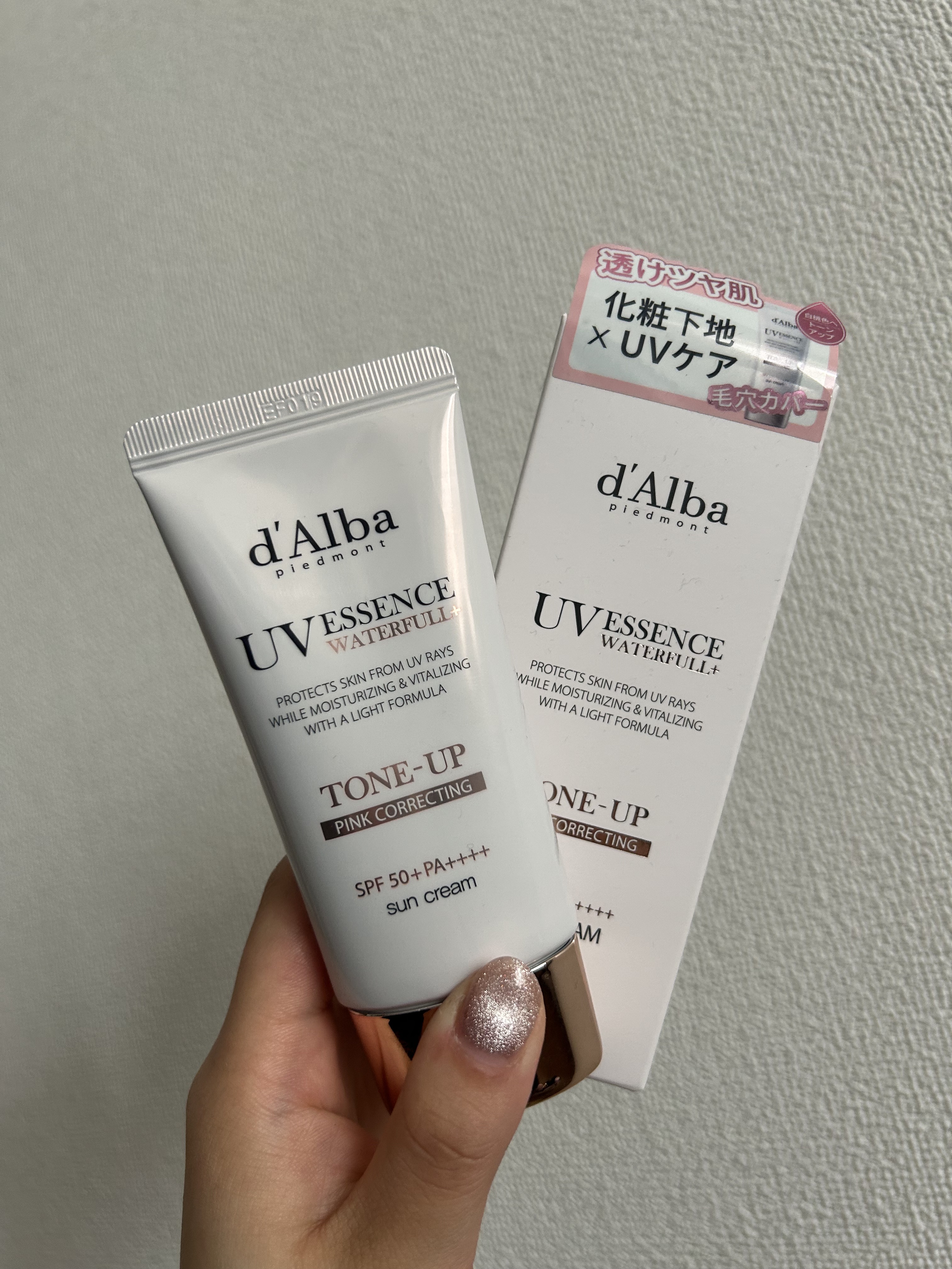 ウォータフルトーンアップサンクリーム/ダルバ/日焼け止めクリームを使ったクチコミ（1枚目）