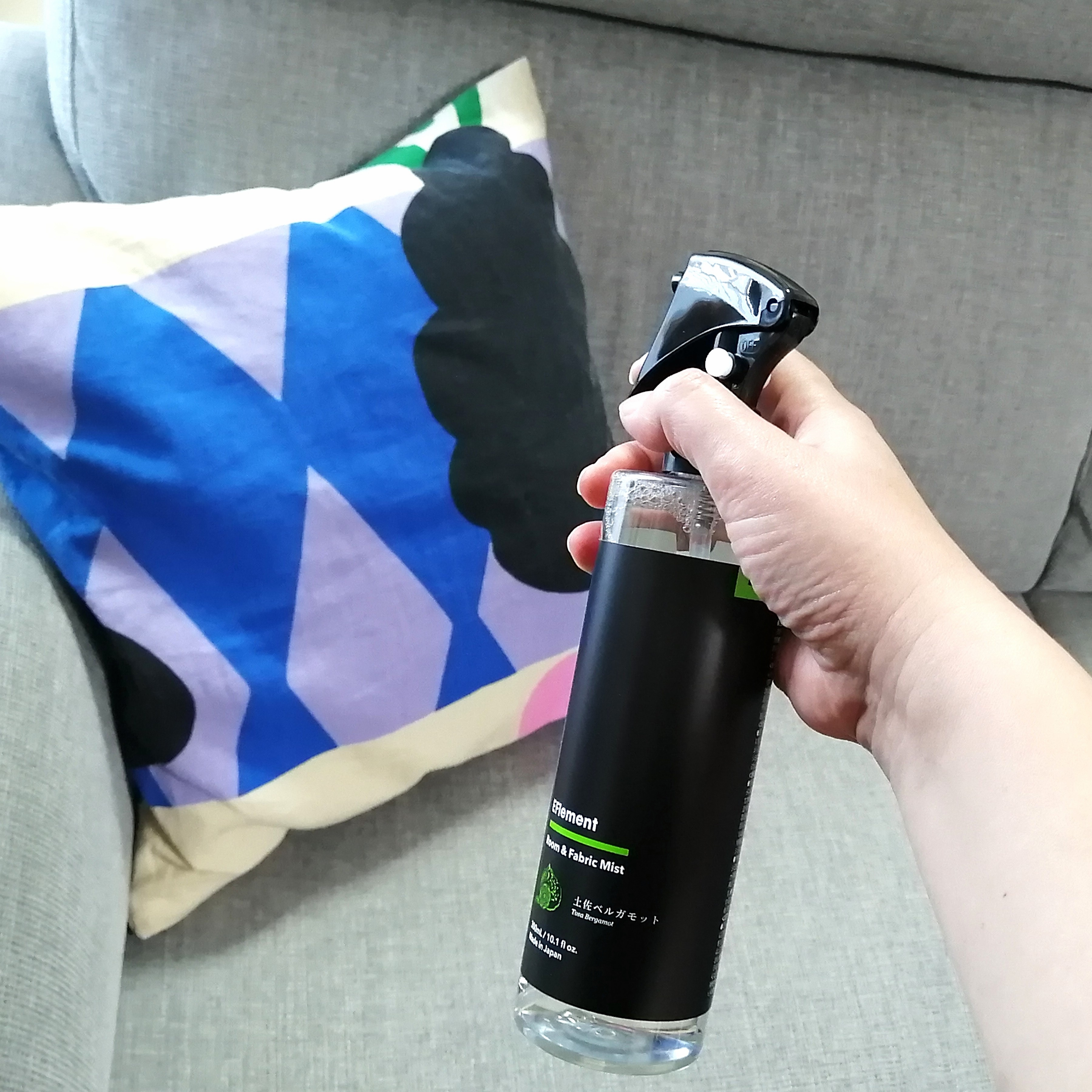 EFlement ファブリックミスト 土佐ベルガモット/EFlement/ファブリックミストを使ったクチコミ（3枚目）