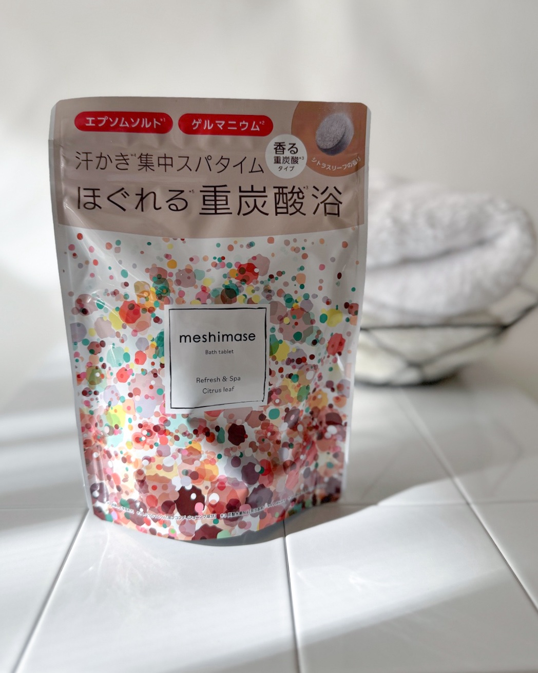 meshimase バスタブレット スパ [浴用化粧料]/meshimase/炭酸系入浴剤を使ったクチコミ（1枚目）