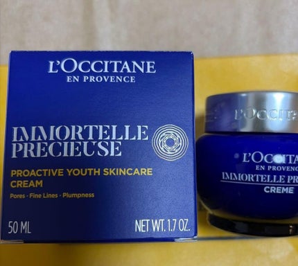 ハムの百福のクチコミ「L'OCCITANE イモーテル プレシューズナイトクリームマスク
【使った商品】
L'O.....」(1枚目)