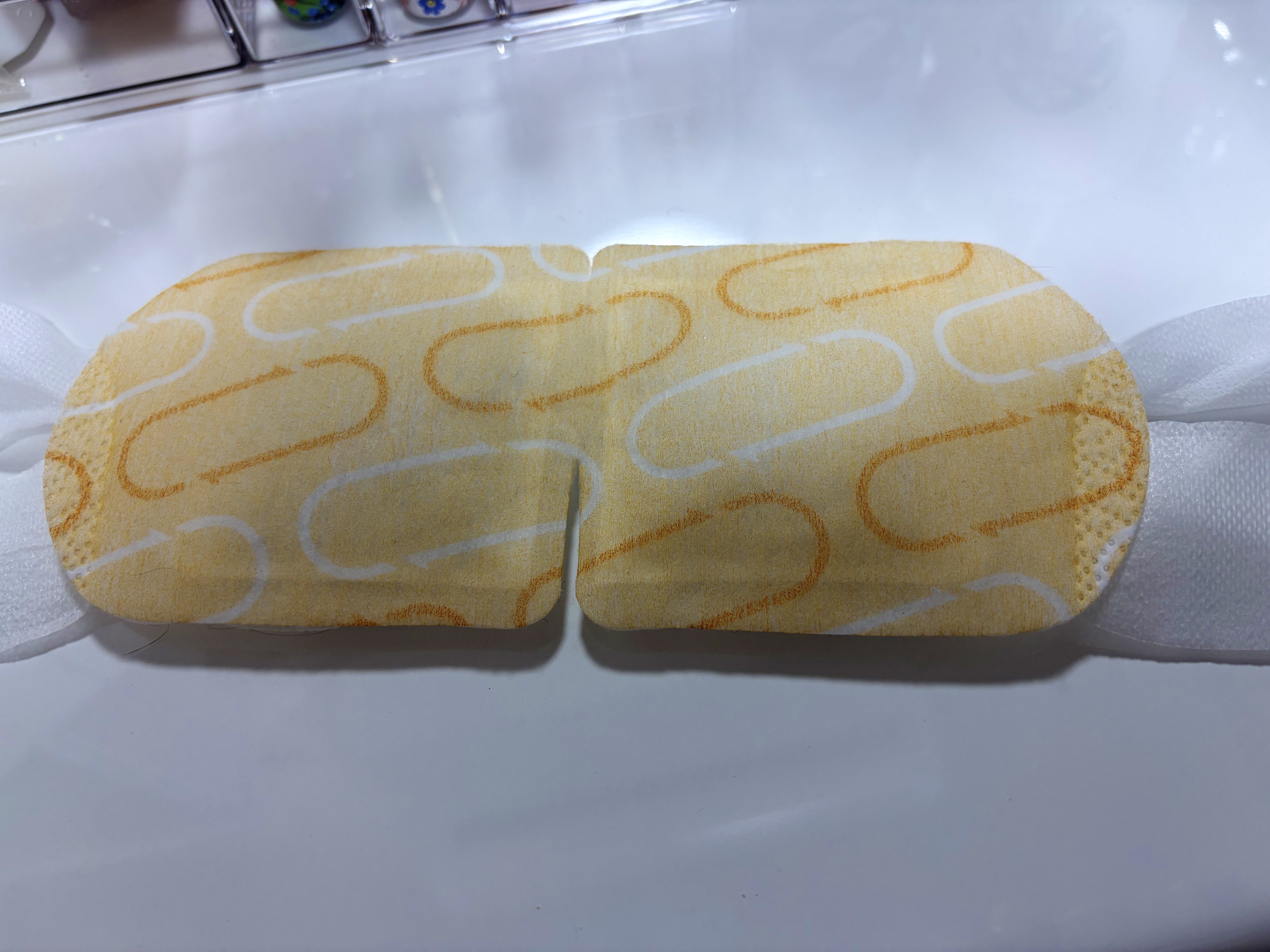 めぐりズム 蒸気めぐるアイマスク 完熟ゆずの香り 12枚入/めぐりズム/ホットアイマスクを使ったクチコミ（2枚目）