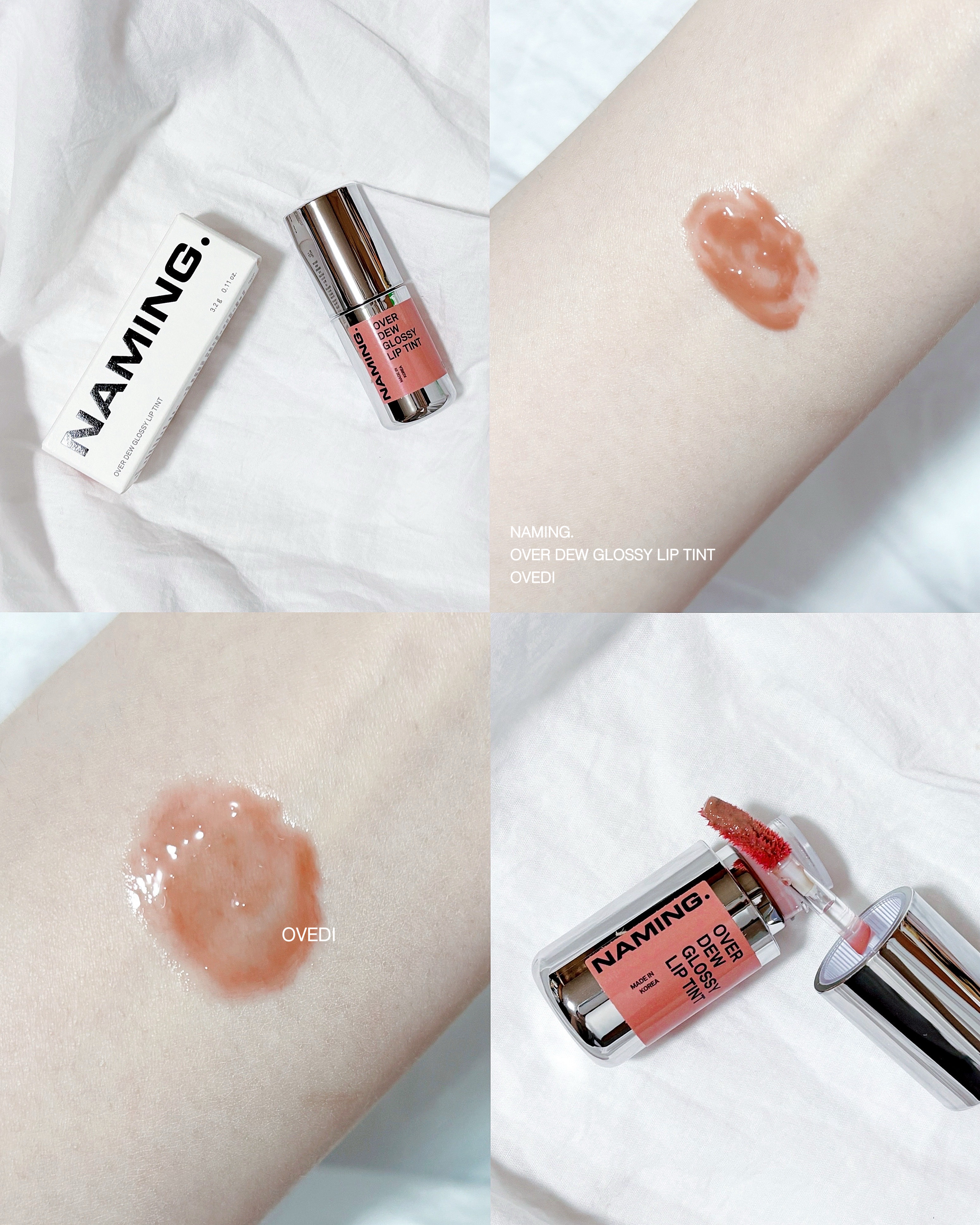 オーバーデューグロッシーリップティント/NAMING./リップティントを使ったクチコミ（1枚目）