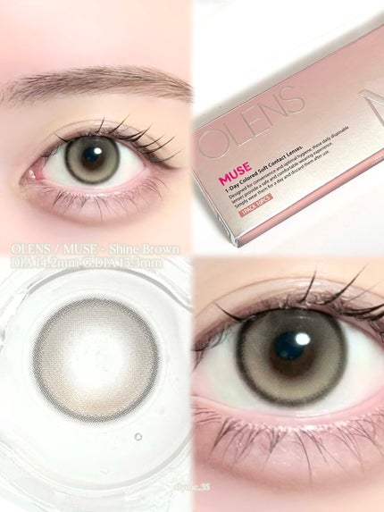 Glowy 1day/OLENS/ワンデー(1DAY)カラコンを使ったクチコミ(3枚目)