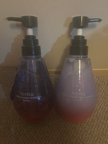 バランスリペア シャンプー/ヘアトリートメント モイスト/hiritu/市販シャンプーを使ったクチコミ(1枚目)