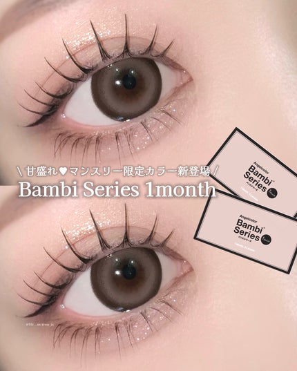 AngelColor Angelcolor Bambi Series 1monthのクチコミ「.
.
.
益若つばさちゃんプロデュース
Bambi Series 1monthから、
マン.....」(1枚目)