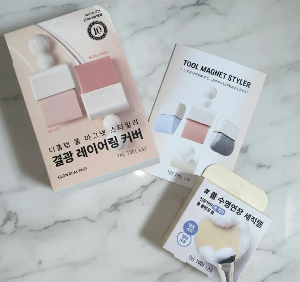 ツールマグネットスタイラー/THE TOOL LAB/パフ・スポンジを使ったクチコミ（2枚目）