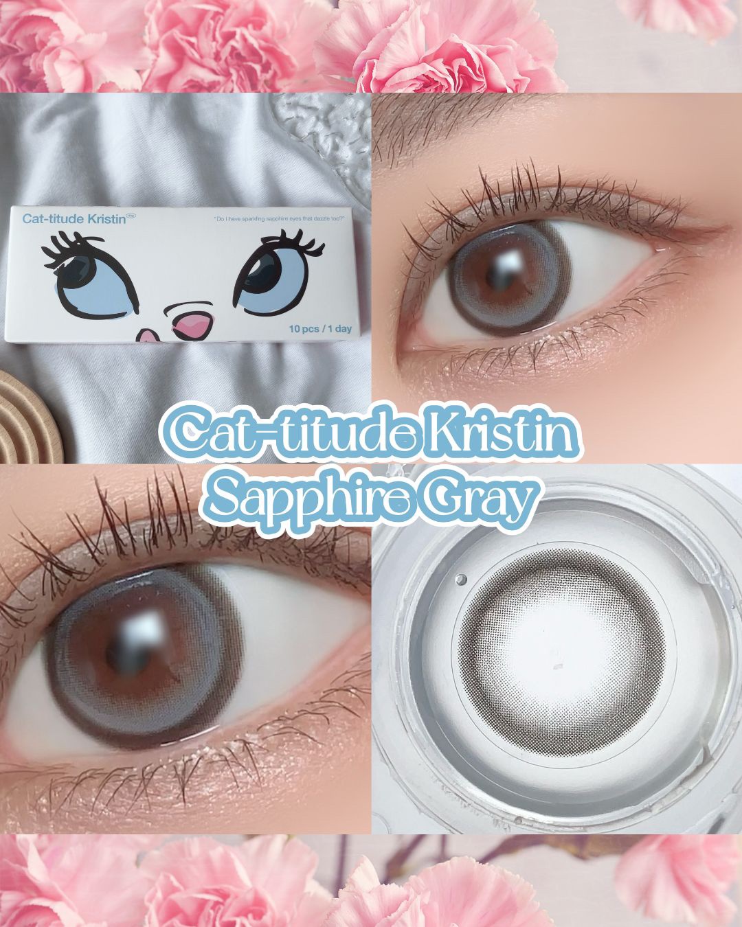 Cat-Titude Kristin 1Day/Hapa kristin/ワンデー（１DAY）カラコンを使ったクチコミ（2枚目）