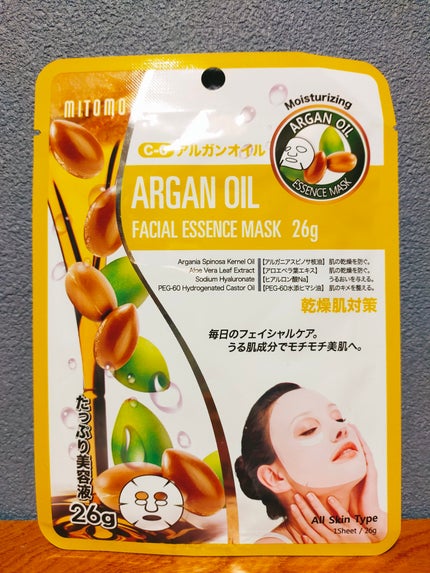 フェイシャルエッセンスマスク アルガンオイル/MITOMO/シートマスク・パックを使ったクチコミ(1枚目)