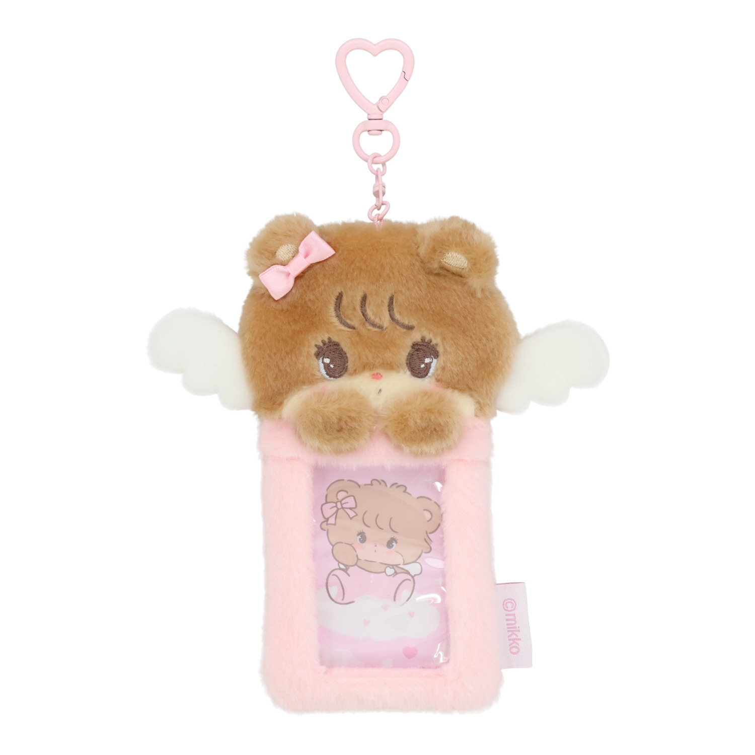 Lil ala mode エンジェルシリーズ カードケース ラテ