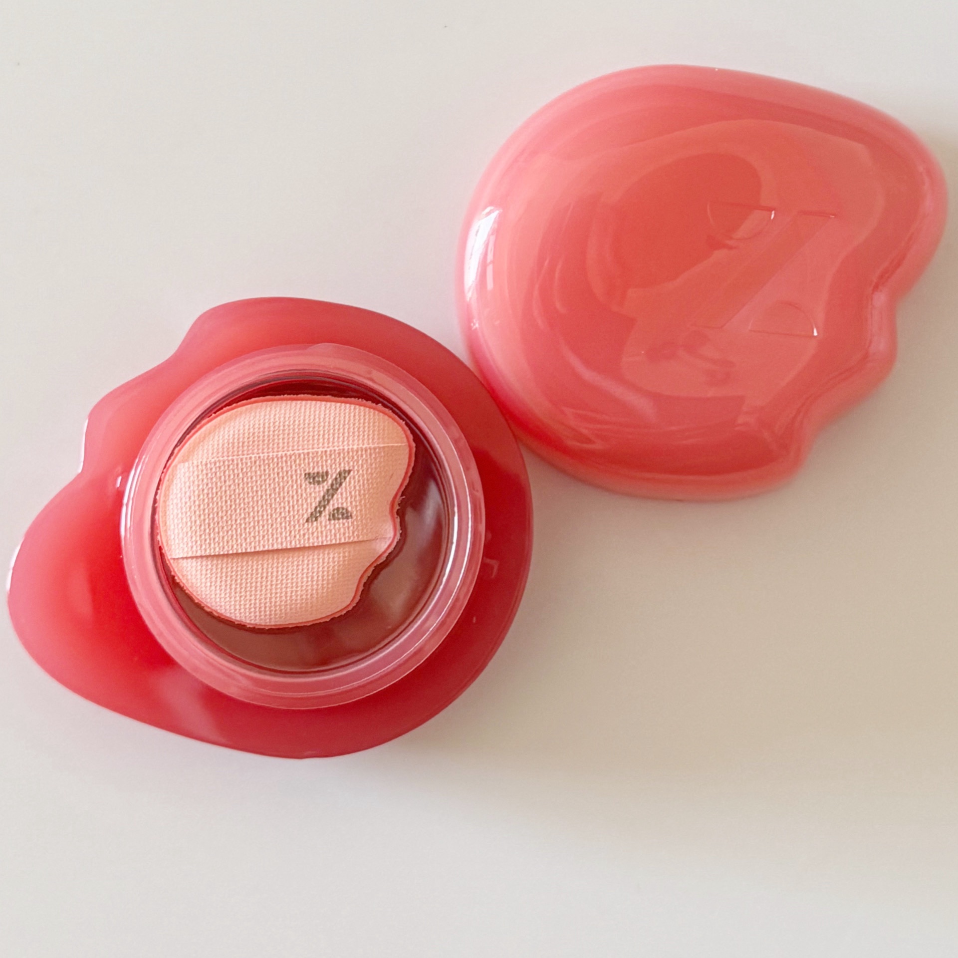 バーミーパフポットリップアンドチーク/%Recipe/ジェル・クリームチークを使ったクチコミ（2枚目）