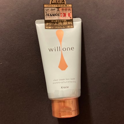 willone クリアクリームフェイスウォッシュ/クラシエ/その他洗顔料を使ったクチコミ(1枚目)