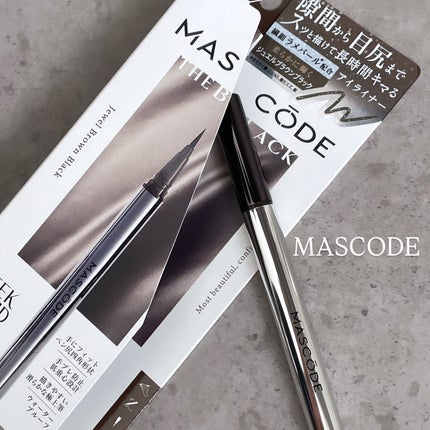 マスコード スリークリキッド アイライナー /MASCODE/リキッドアイライナーを使ったクチコミ(1枚目)