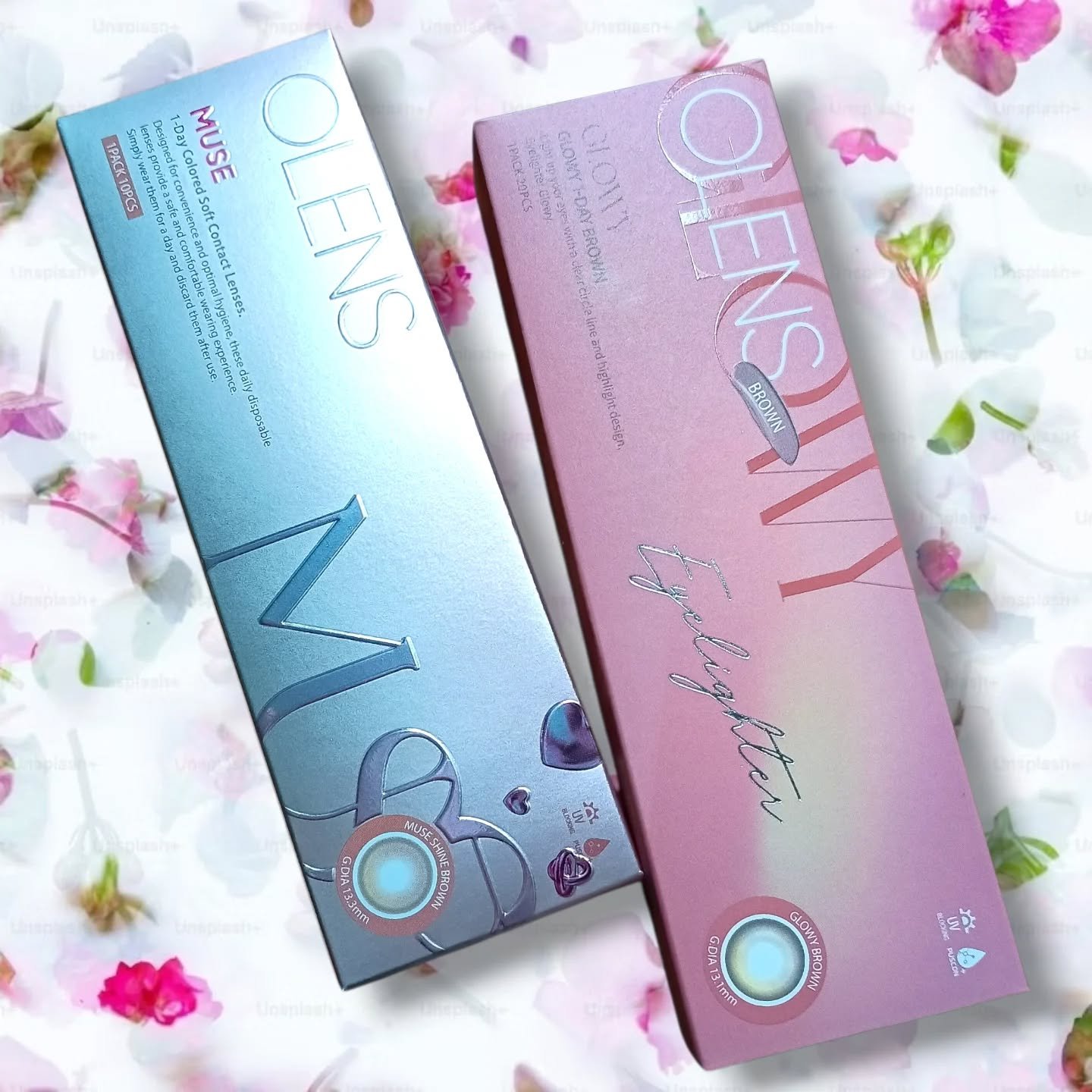 Glowy 1day/OLENS/ワンデー（１DAY）カラコンを使ったクチコミ（2枚目）