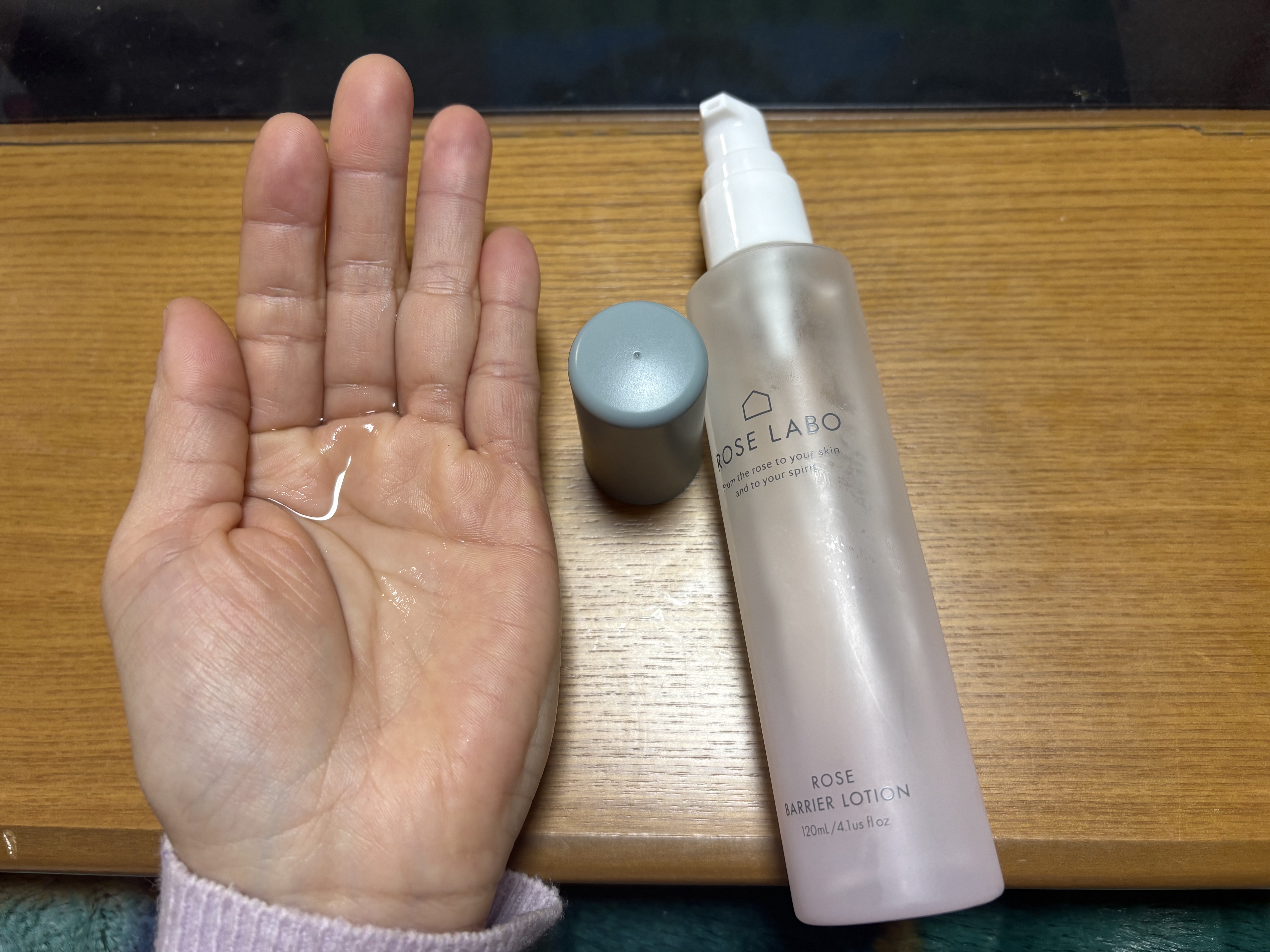 ROSE LABO ローズバリアローションのクチコミ「モラタメのタメでお得に購入したローズラボのブースターとローションを合わせ使いしています。

各.....」（2枚目）