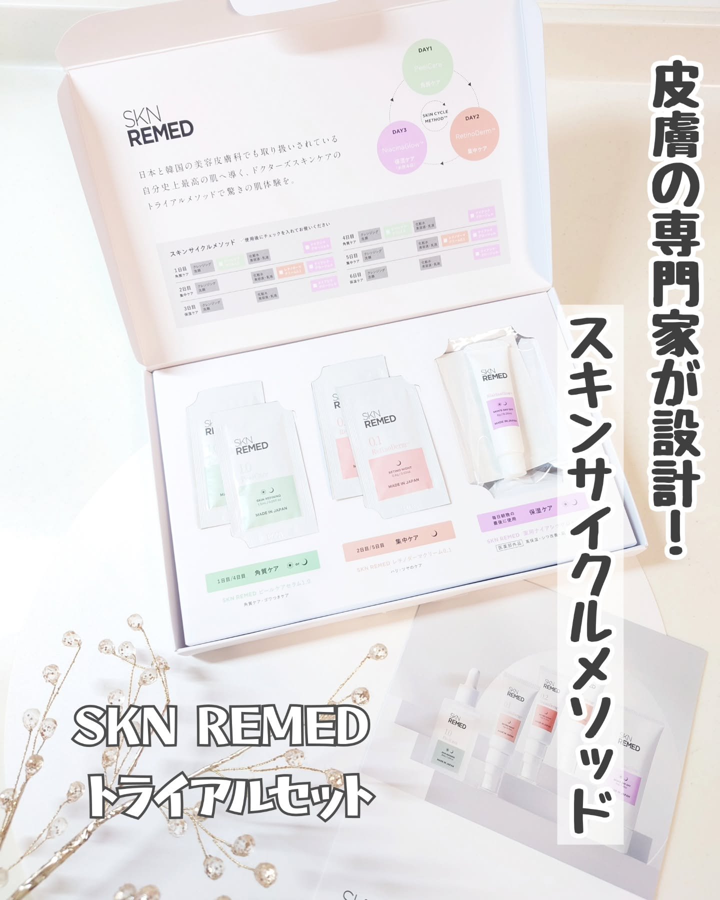 トライアルセット/SKN REMED/トライアルキットを使ったクチコミ（1枚目）