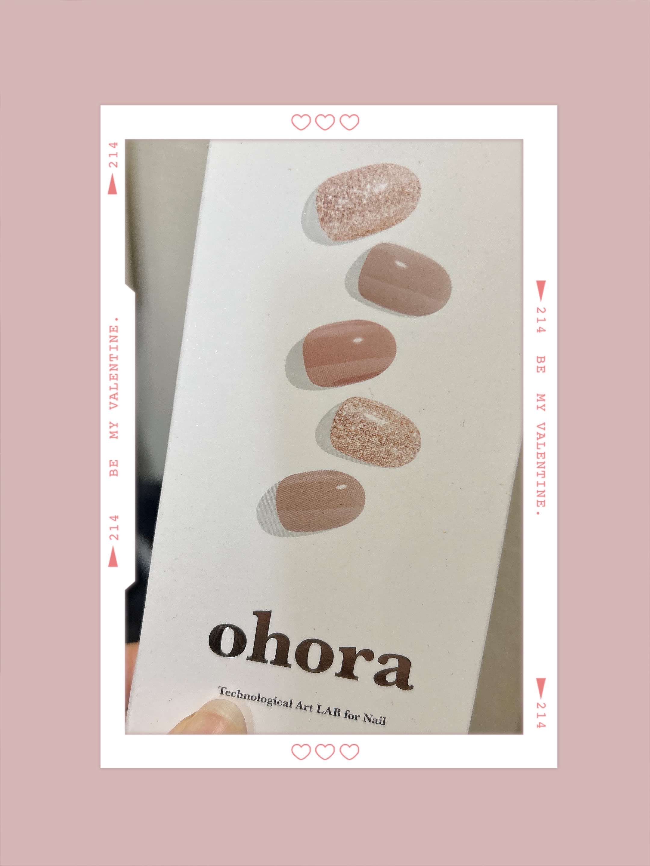 セミキュアジェルネイル（ハンド）/ohora/ネイルシールを使ったクチコミ（1枚目）