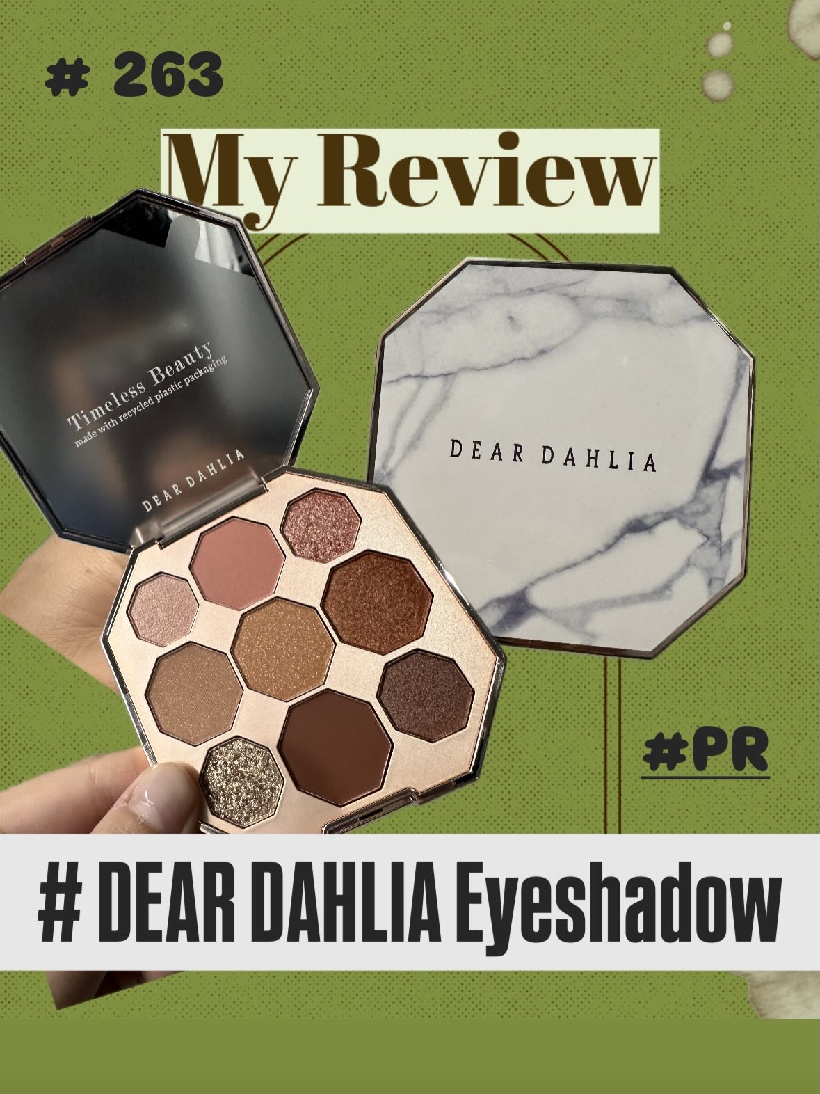 タイムレスブルームコレクションパレット 2021/DEAR DAHLIA/アイシャドウパレットを使ったクチコミ（1枚目）