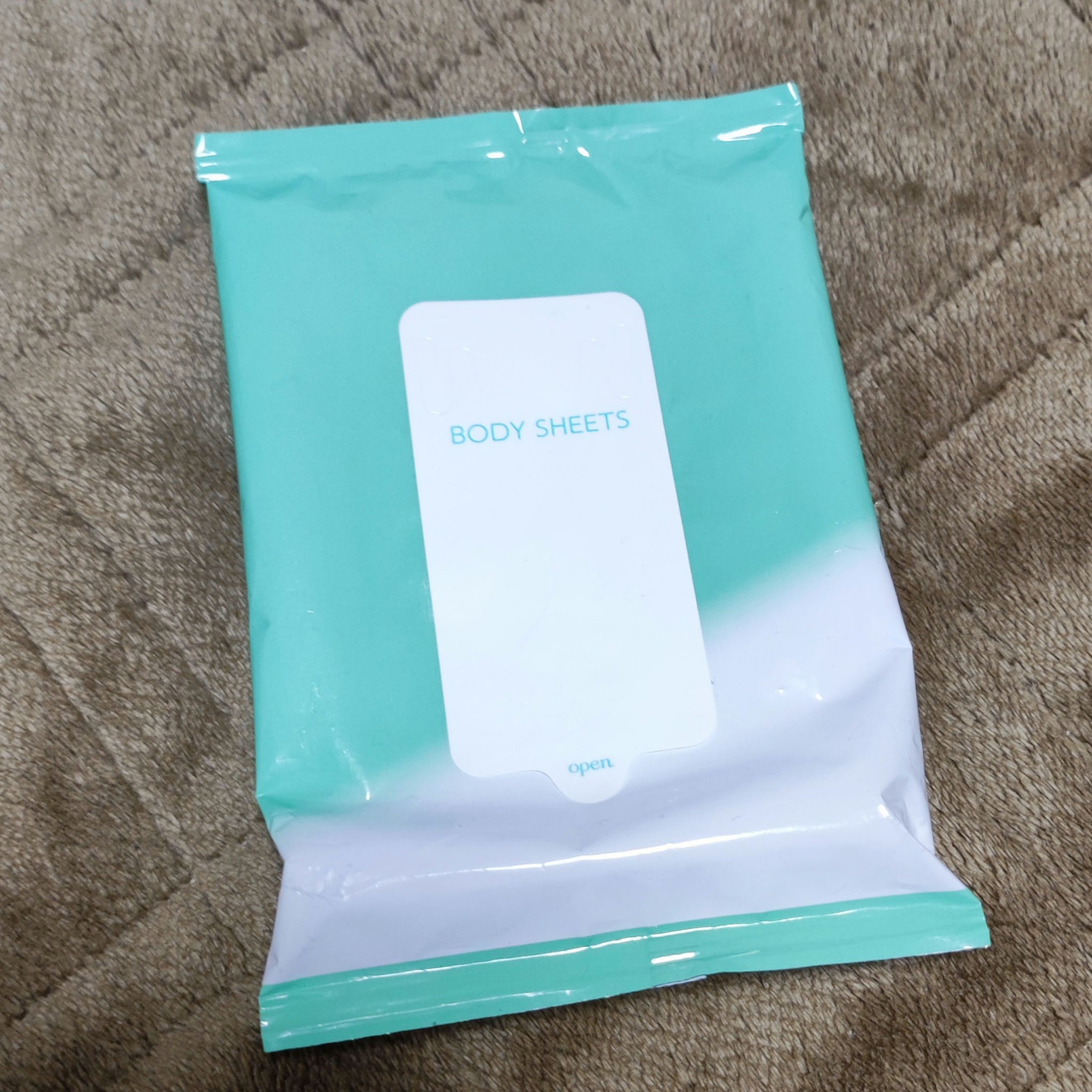 NID さらさらボディーシートアクアリリー/MISERA/ボディシートを使ったクチコミ（1枚目）