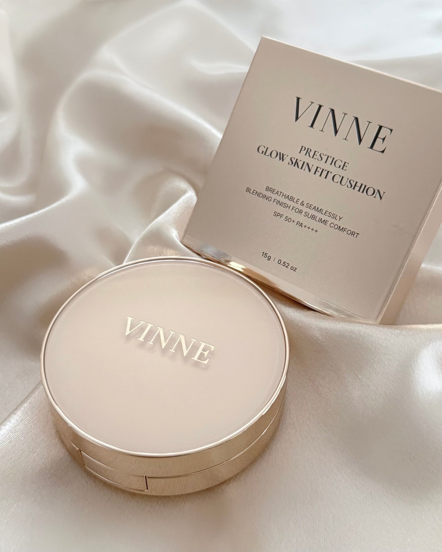 プレステージグロウスキンフィットクッション/VINNE /クッションファンデーションを使ったクチコミ(5枚目)