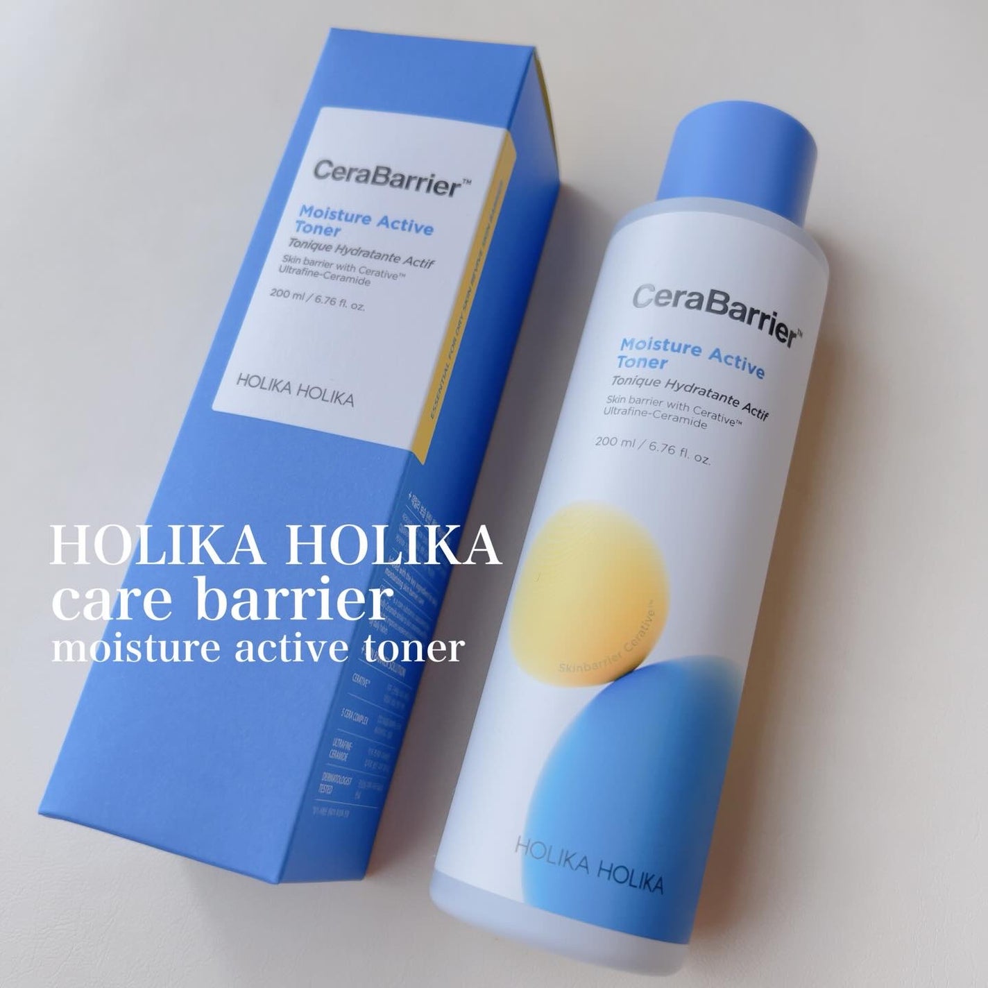 セラバリア モイスチャーアクティブ トナー /HOLIKA HOLIKA/化粧水を使ったクチコミ(1枚目)