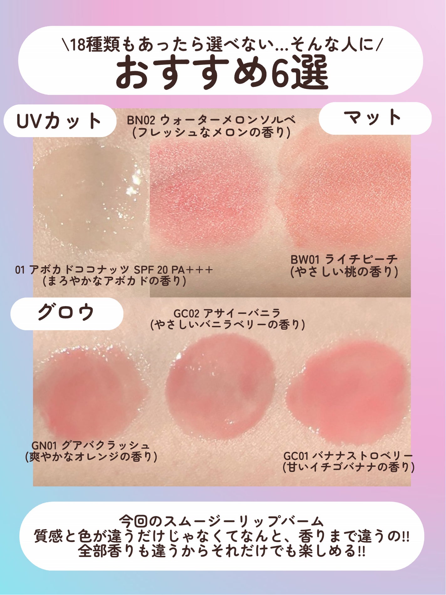 メルティングスムージーリップバーム/fwee/リップバームを使ったクチコミ(6枚目)