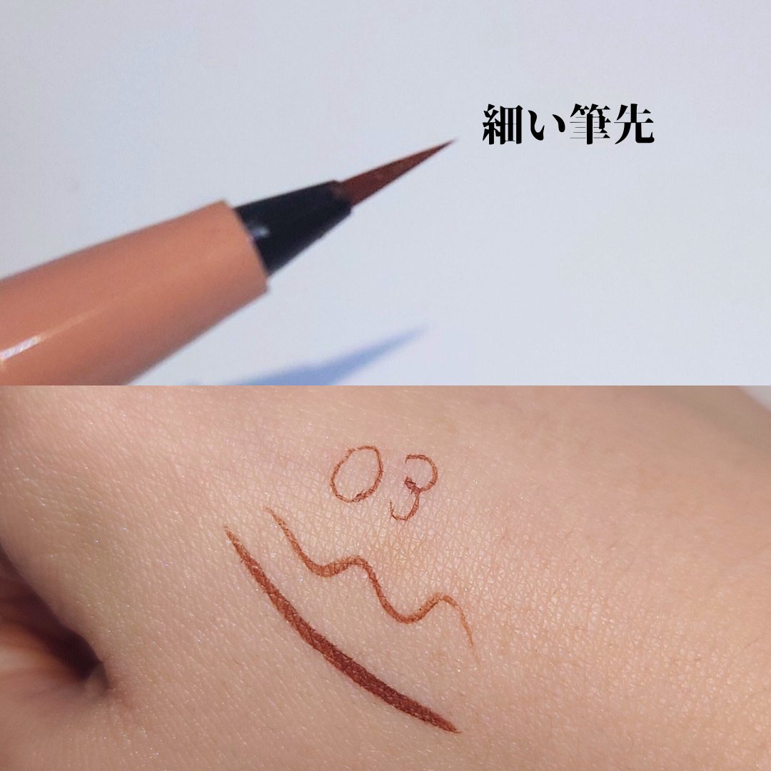 絵画リキッドアイライナー/MilleFée/リキッドアイライナーを使ったクチコミ（2枚目）