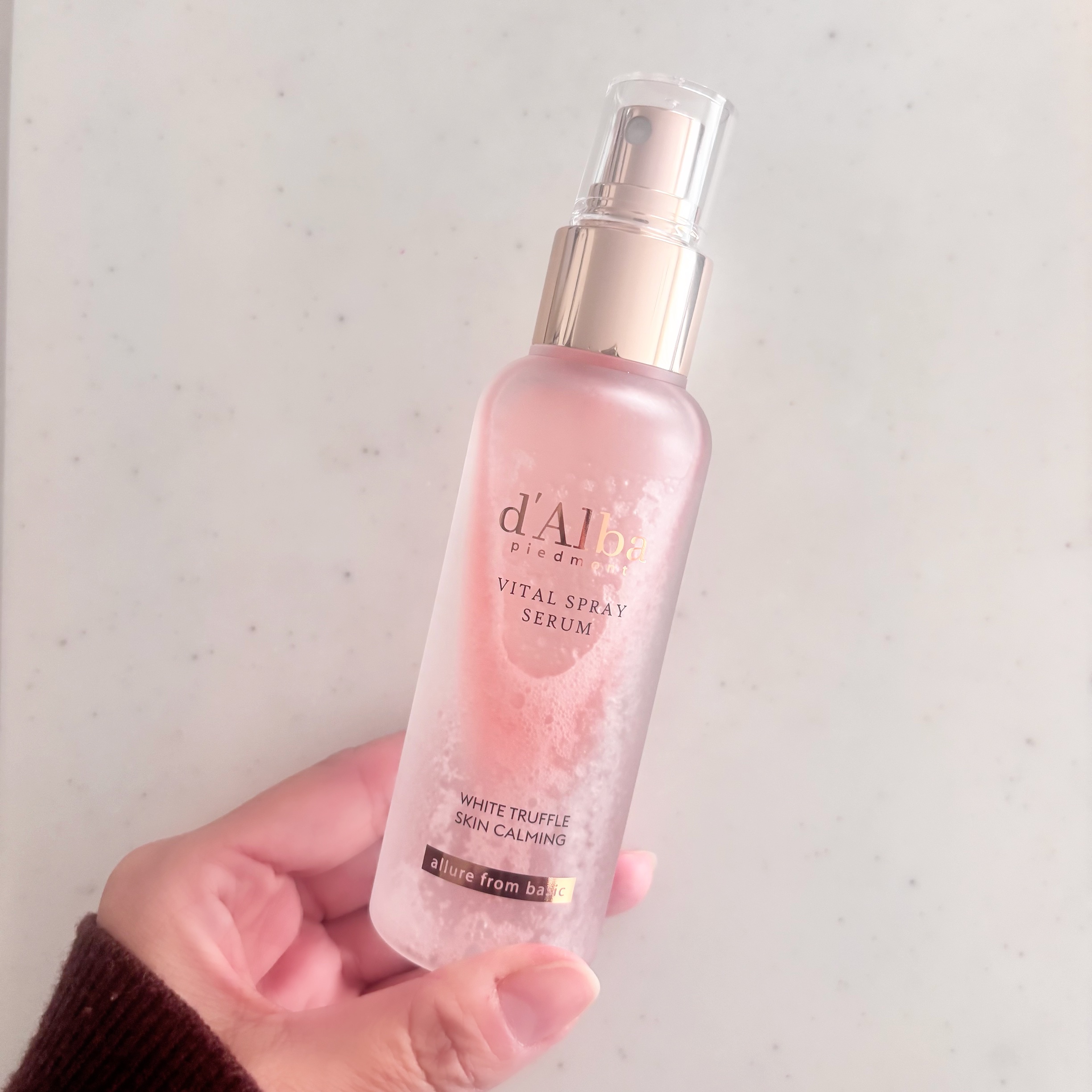 ダルバ ホワイトトリュフバイタルスプレーセラム/ダルバ/ミスト状化粧水を使ったクチコミ（1枚目）