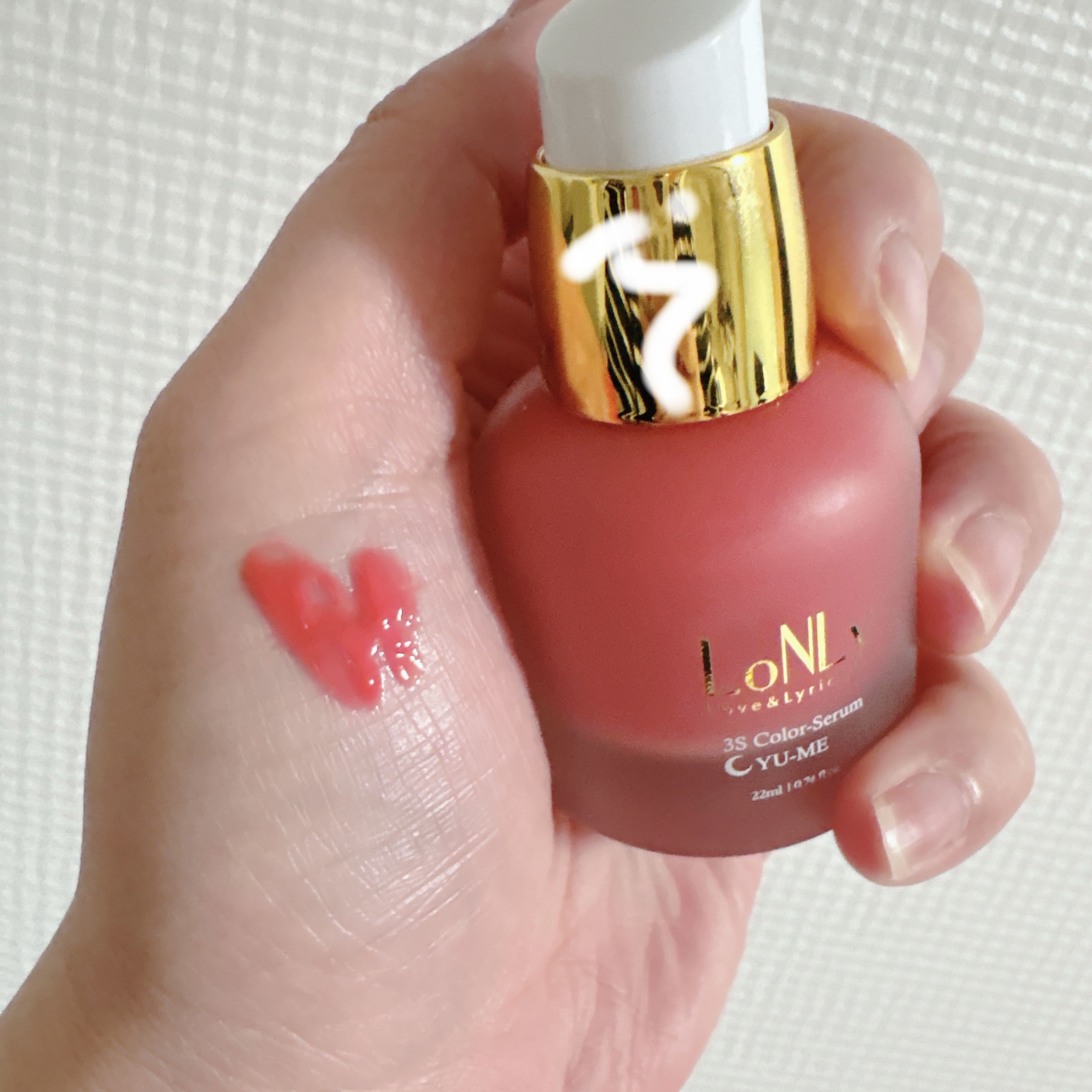 3S カラーセラム/LoNLy /リキッドチークを使ったクチコミ（2枚目）