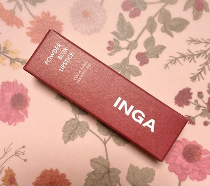 パウダーブラー リップスティック/INGA/口紅を使ったクチコミ(1枚目)