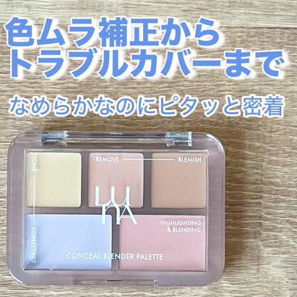 コンシールブレンダーパレット/LUNA/パレットコンシーラーを使ったクチコミ(1枚目)