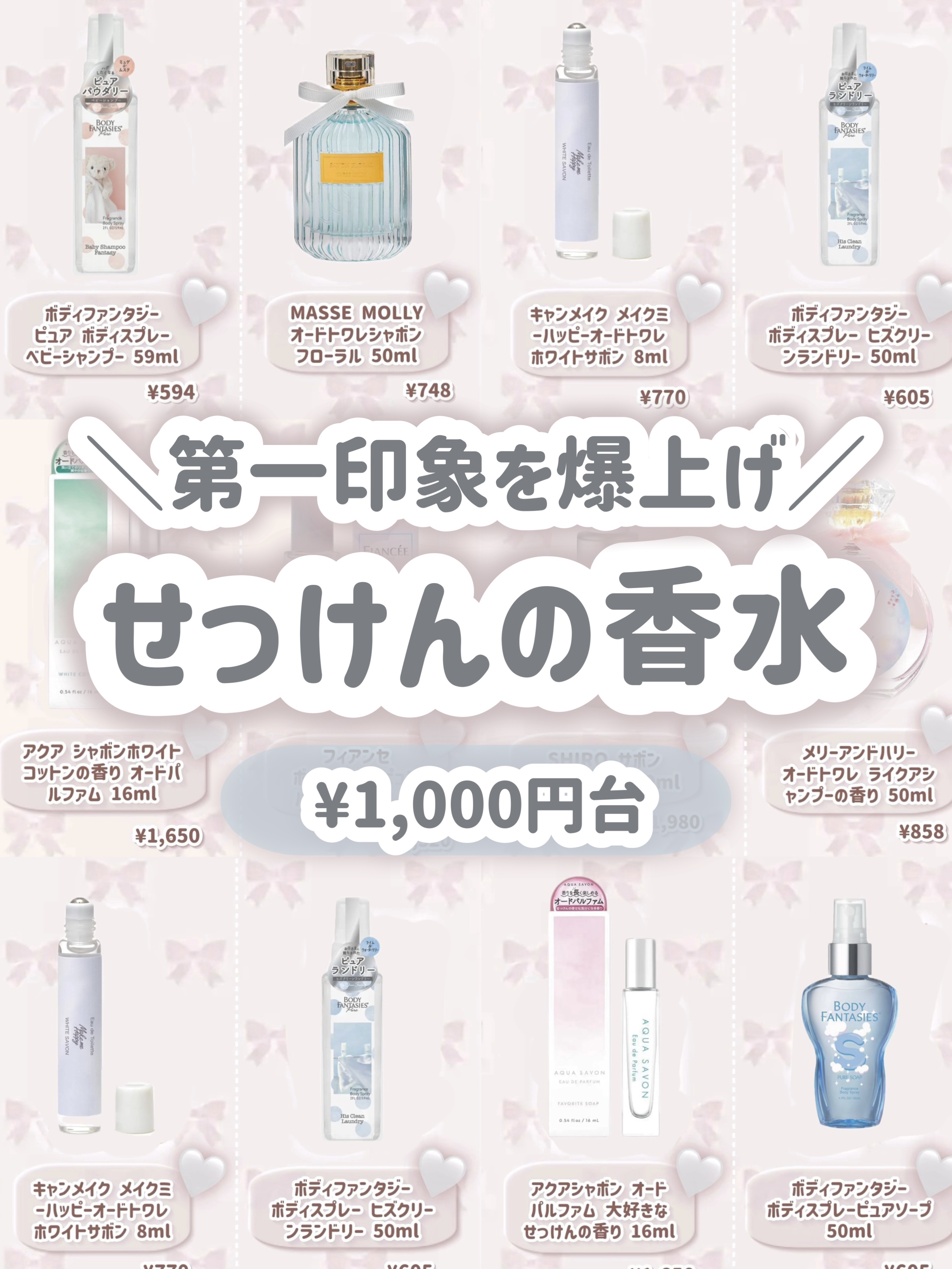 メイクミーハッピー オードトワレ WHITE SAVON/キャンメイク/香水を使ったクチコミ（1枚目）