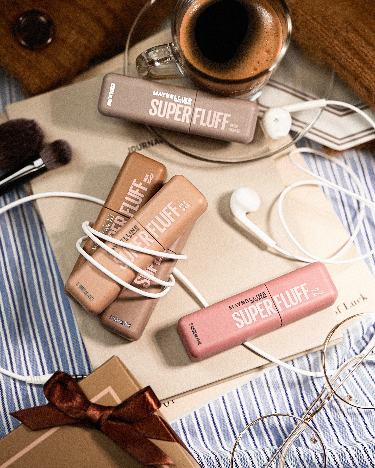 ＳＰ フラッフ ブロウ ムース/MAYBELLINE NEW YORK/眉マスカラを使ったクチコミ（1枚目）