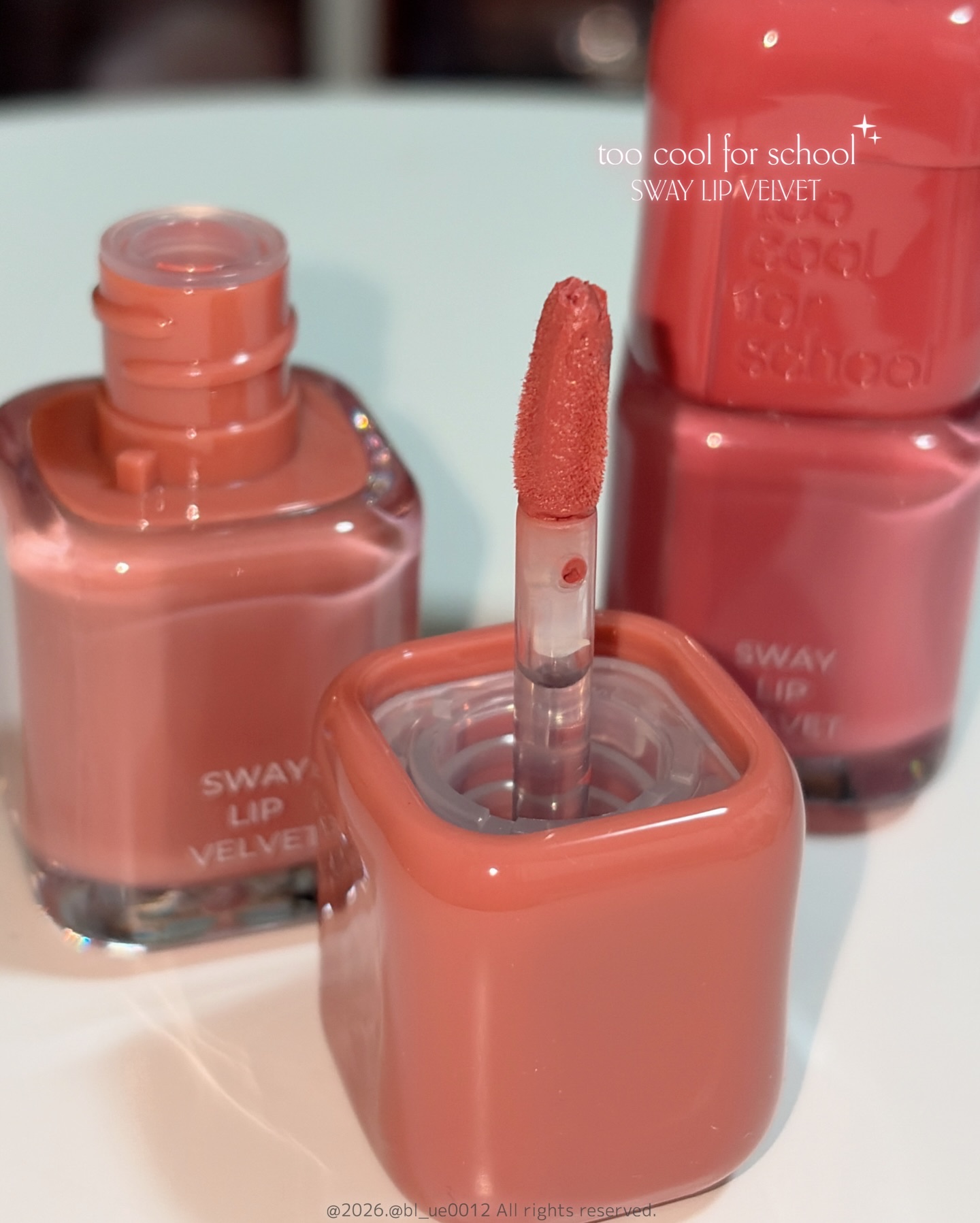 スウェイリップベルベット/too cool for school/リップティントを使ったクチコミ（3枚目）
